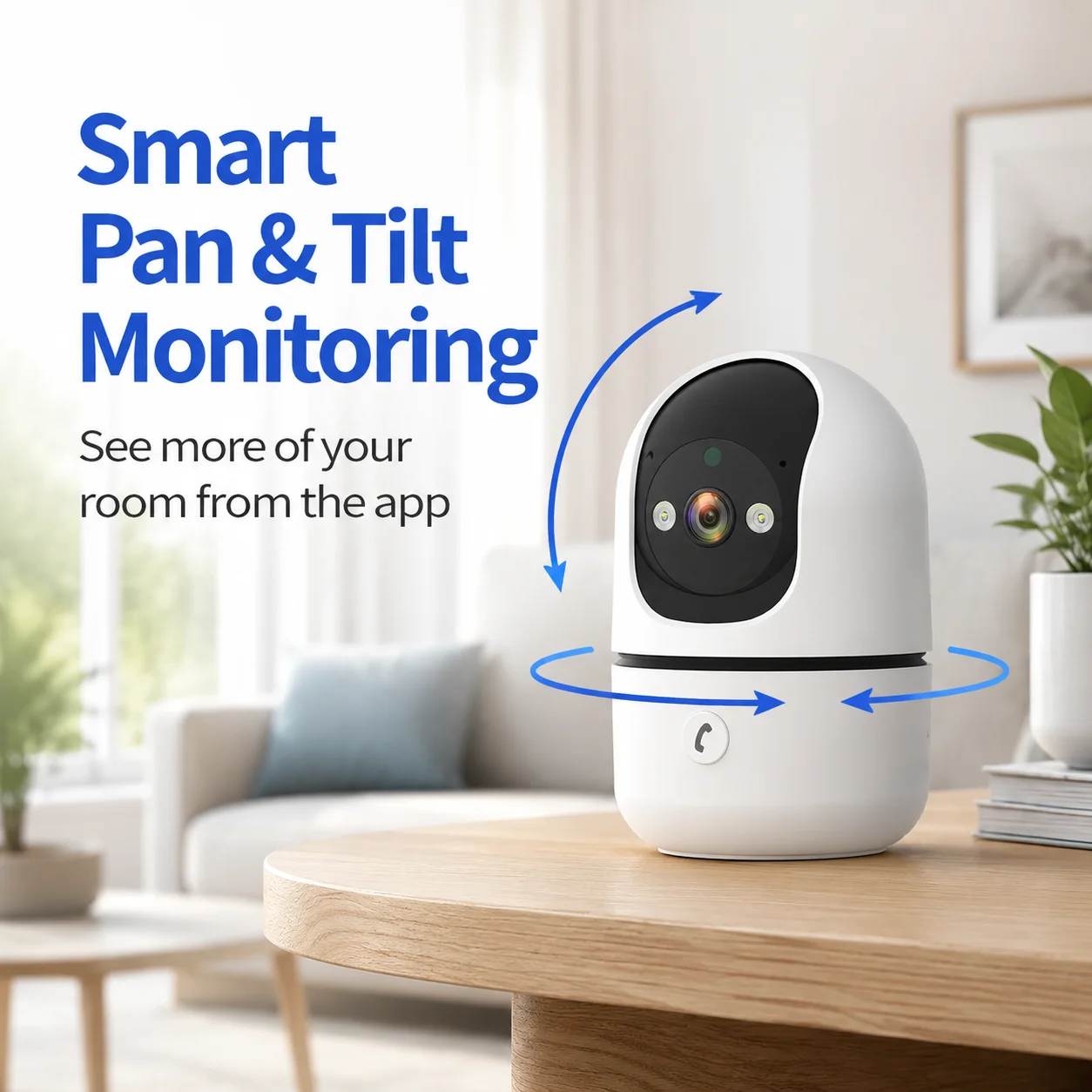 4mp Tuya 5G WiFi IP Camera Indoor Wireless Security Surveillance Camera Auto Tracking Baby Monitor IR Night Vision 6x Zoom Cam