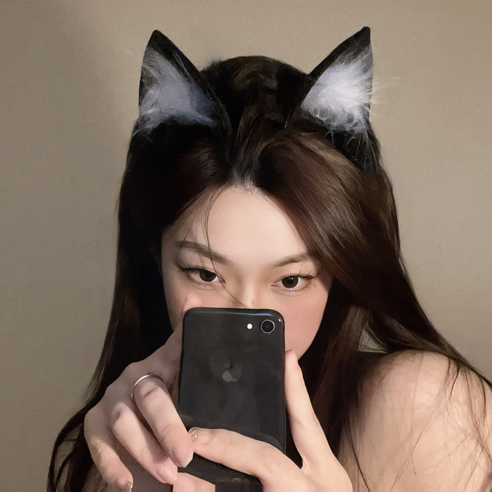 Lolita Cat Fox Headband para Mulheres, Anime Headband, Headdress, Plush Orelhas Cauda, Cosplay Adereços, Neko Ear, Acessórios para Cabelo Kawaii