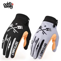 Guantes de Motocross con pantalla táctil para hombre y mujer, manoplas negras para bicicleta de montaña, MX, carreras, ciclismo, Dirt Bike