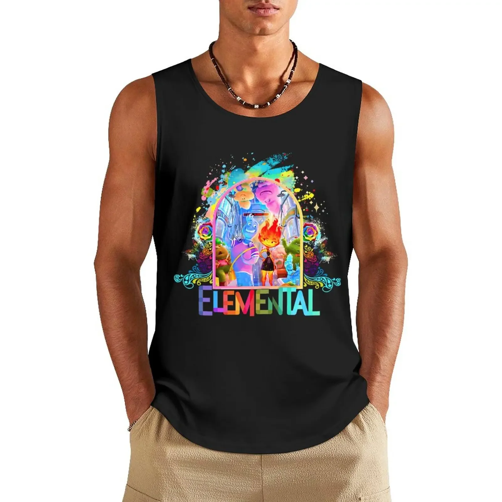 

Elemental Film Tank Top fashion 2024 man muscle t-shirt