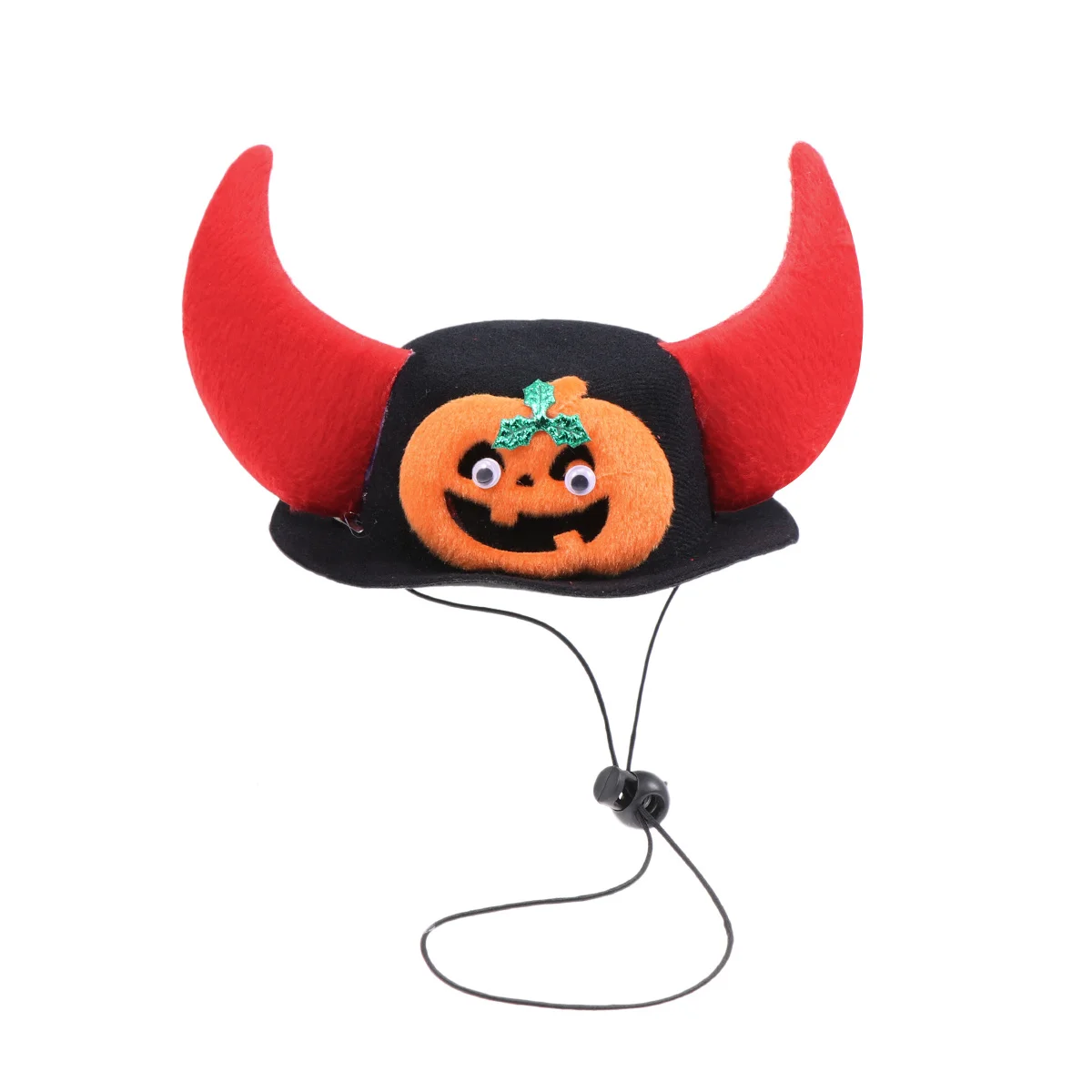 

Pet Hat Halloween Dog Cat Adjustable Party Party Cat Hat Cosplay Decor Devil Horn Design Accessory For Pets
