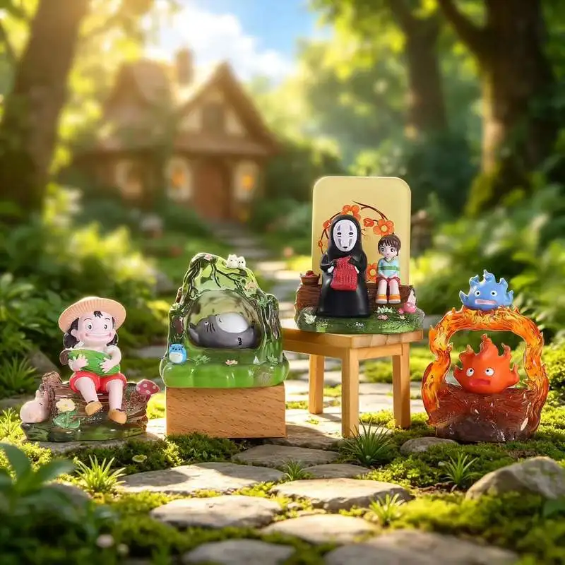 New Arrival Original Hayao Miyazaki Wind Valley Fairy Tale Whisper Series Blind Box Anime Classic Figure Doll Collectibles Toy - view 2