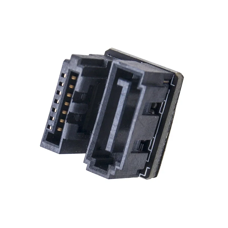 

Desktop Motherboard SATA 7PIN 2.0 3.0 Interface Reverse Rotation 180 Degree Angled Connector Adapter