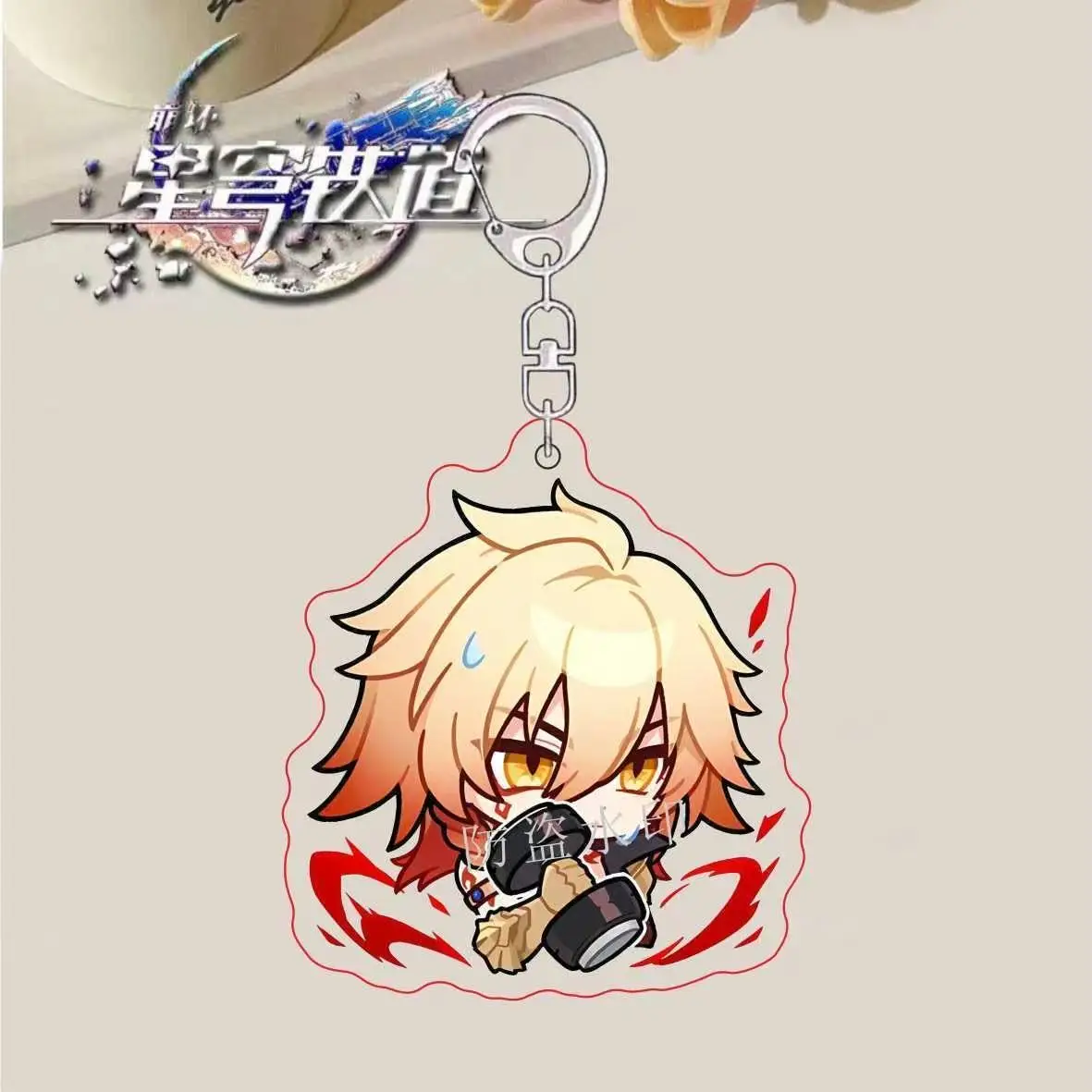 New Honkai: Star Rail Game Mydeimos Pendant Keychain Cute Cartoon Anime Keyring Backpack Jewelry Accessories Cosplay Badge Gift