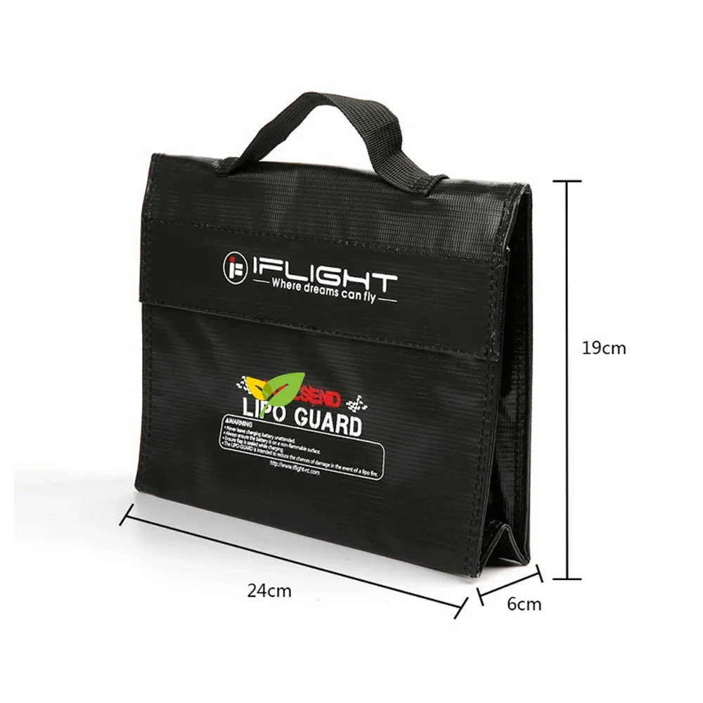 IFlight Lipo Battery Bag 240X65X180mm / 240X70X170mm / 255X115X170mm Fireproof Explosion-Proof Safety Carry Bag Storage Bag