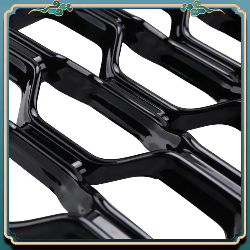 

Latest Black Car Front Insert Mesh Grille Decoration Cover Front Radiator Inlet Grill Trim For Jeep Cherokee 2019 2020 2021