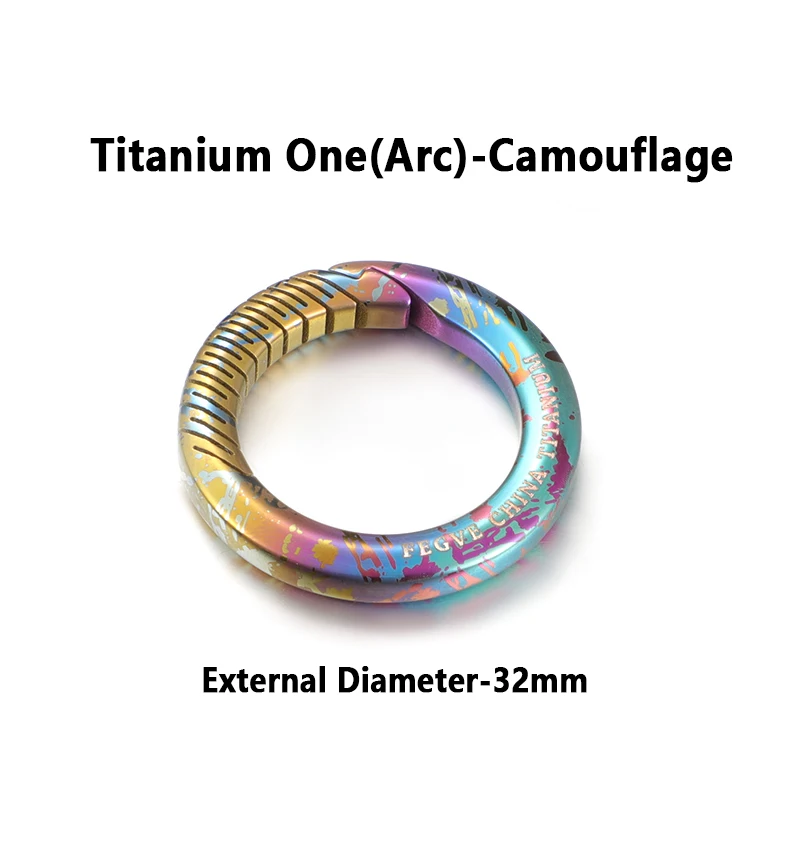 Luxus Titan Tarnung Farbe 360 ° rotierende Schlüssel anhänger super leichte Männer Taille hängen Auto Schlüssel bund Schlüssel ring Persönlichkeit edc Geschenke
