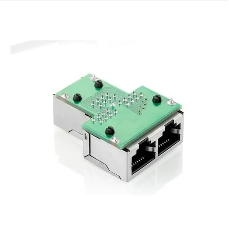 for Network Cable Splitter RJ45 8 Core Tee Adapter Simultaneous Internet Access IPTV Broadband Divider