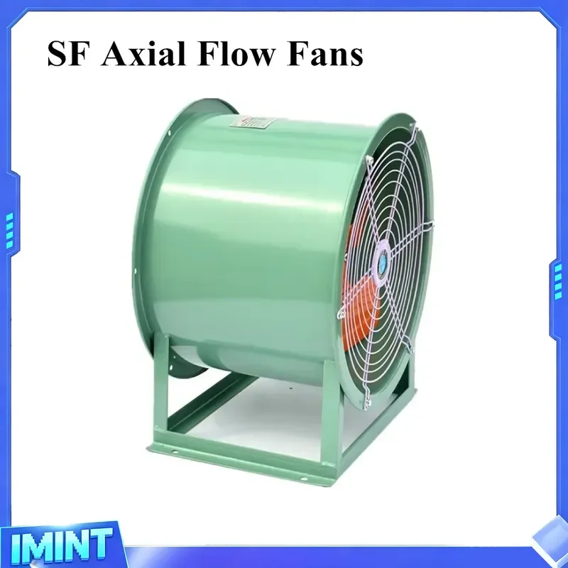 220V AC 600mm Industrial Metal Ventilation Fans Axial Exhaust Flow for Greenhouse or Poultry Farm - view 3
