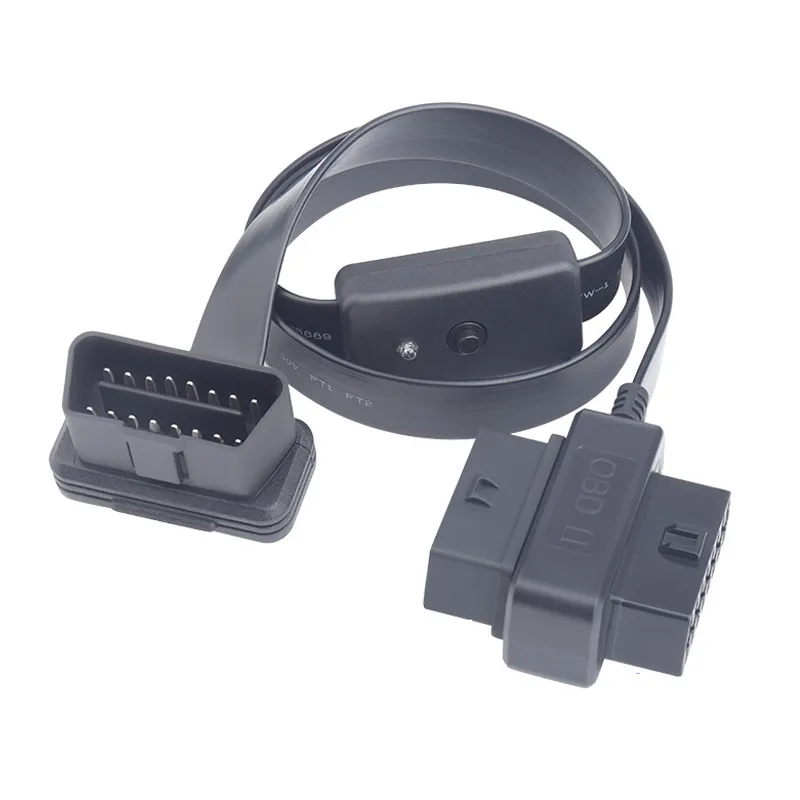 Car OBD2 Extension Cable, External Multi-line Conversion Expansion Cable for HUD, Window Lifter, Dashboard Display