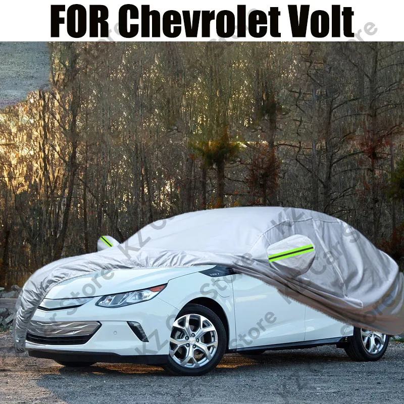 

Full Car Cover For Chevrolet Volt Auto Outdoor Anti-UV Sun Shade Snow Rain Wind Protect Cover Dustproof