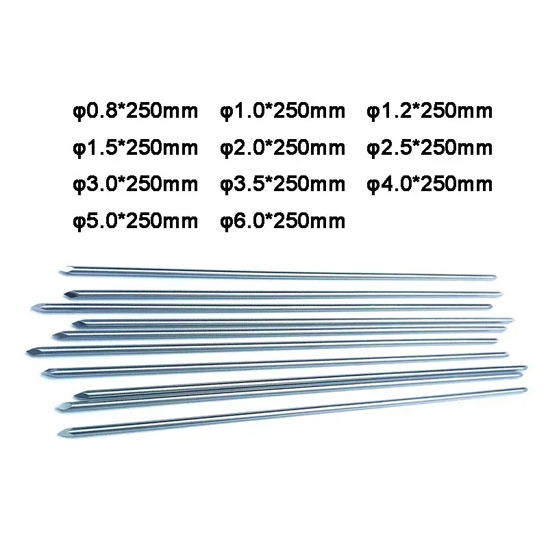 Stainless Steel K-Wire Kirschner Wire Trocar Wire Double-ended Orthopedic Instrument 10pcs/set pet