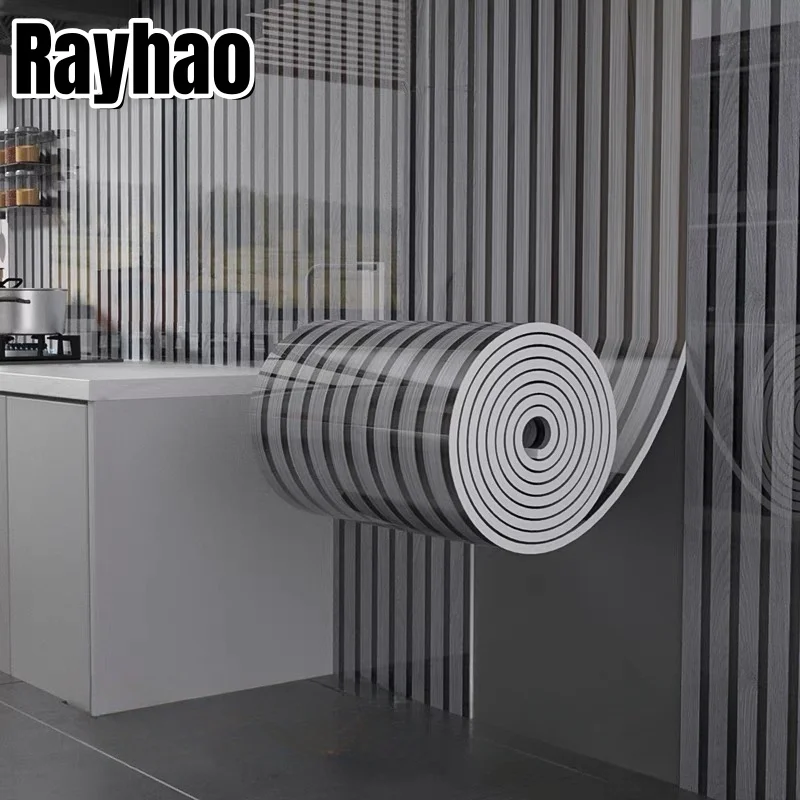 

Moisture Resistant 3D Wood Grain Wall Sticker Peel and Stick Wallpaper Home Decor Waterproof Removable Vinyl Sticker Renovation