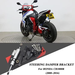 Motorcycle Steering Damper Mount Bracket Support Kit For Honda CB1000R CB 1000R 1000 R 2008 - 2016 2010 2011 2012 2013 2014 2015