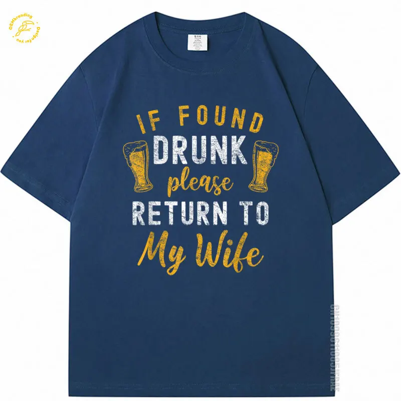 

Если найдена пьяное возвращение жены. Забавная мужская футболка. Классическая футболка большого размера. Высококачественная футболка с короткими рукавами. Летние топы с круглым вырезом.