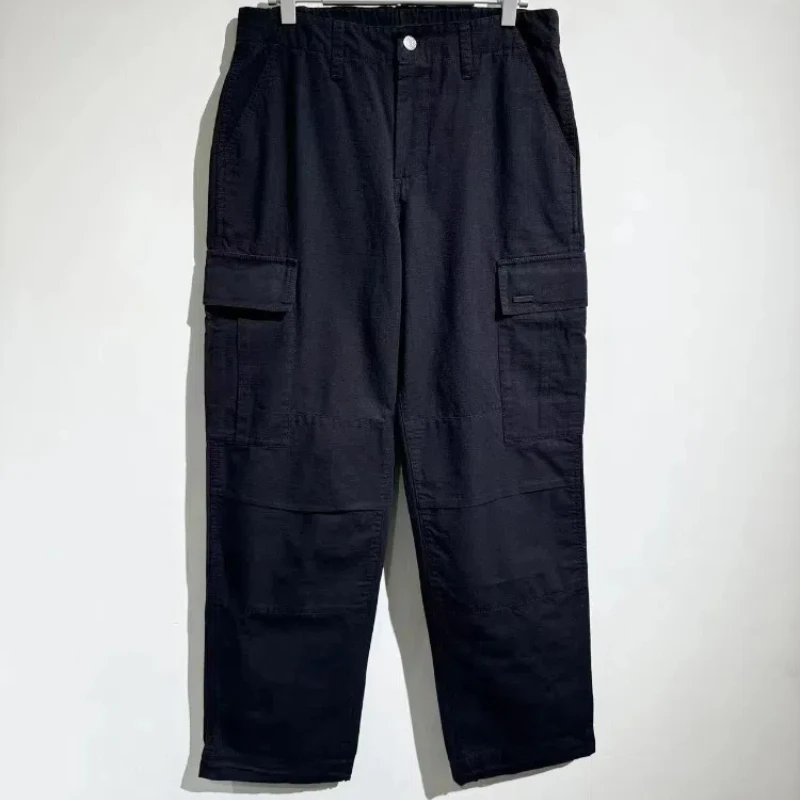 Pantalon de survêtement à jambe droite pour hommes, vêtements de travail décontractés, vêtements Y2K, style 24AW