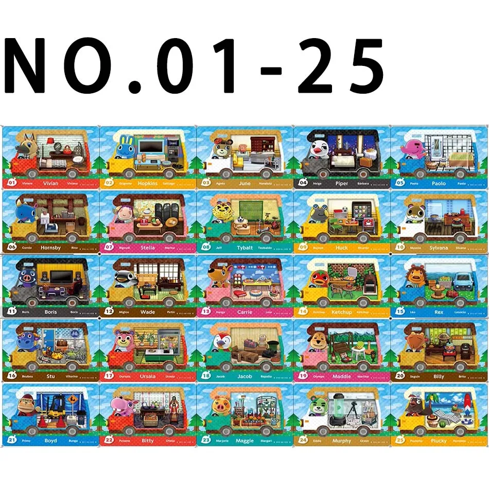 2026 verzamelbare NFC mini/grote kaarten (selectie van 6–400) – Ontvang exclusieve in-game unlock-voorbeelden, perfect cadeau voor Switch-fans