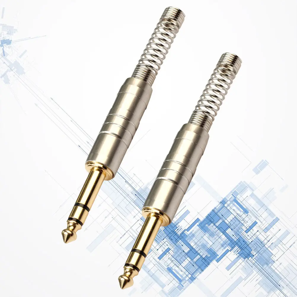 2Pcs 6.35Mm Audio W…
