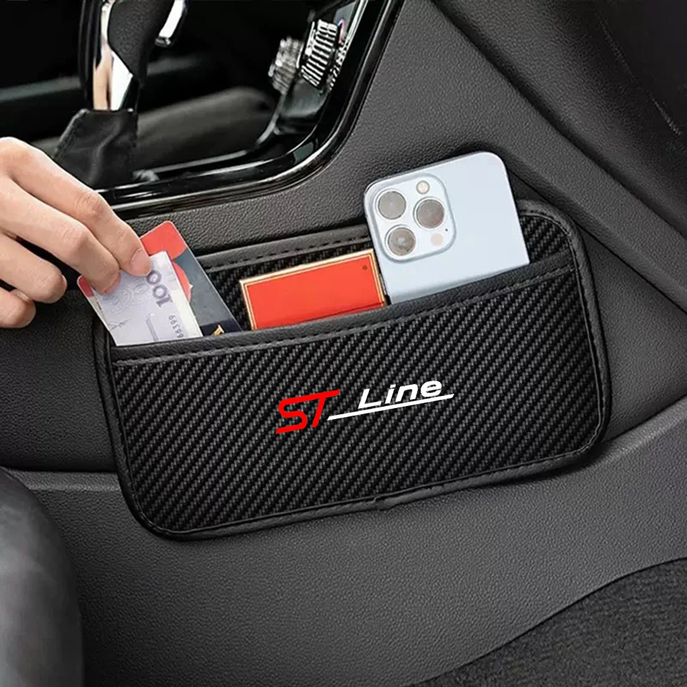 

Car Storage Net Pocket Auto Phones Coins Cards Keys Organizer Stowing Tidying for Ford ST LINE STLINE Mk3 Mk4 Focus Mustang