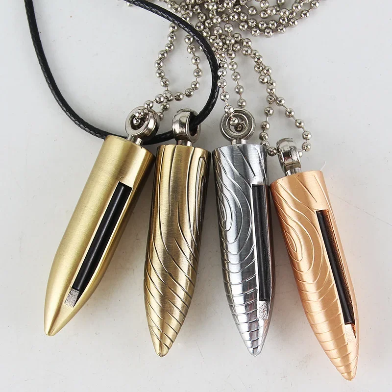 

New Igniters 10000 Times Match Key Hanging Ornament Bullet Lighter Metal Oil Cigarette Lighters & Smoking Accessories