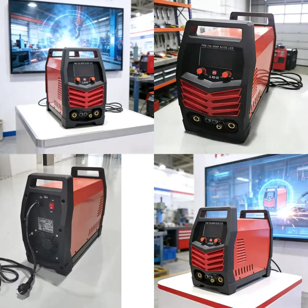 SANYU Full New 220V 200A LCD TIG Pulse Inverter Welding Machine MMA Welding Function Argon Arc Welder High Quality