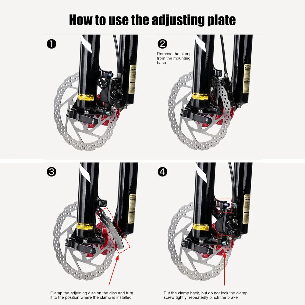 TOOPRE 1-10PCS Bicycle Hydraulic Disc Brake Pads Rotor Line Brake Caliper Adjusting Tools Cycling Disc Brake Alignment Spacer