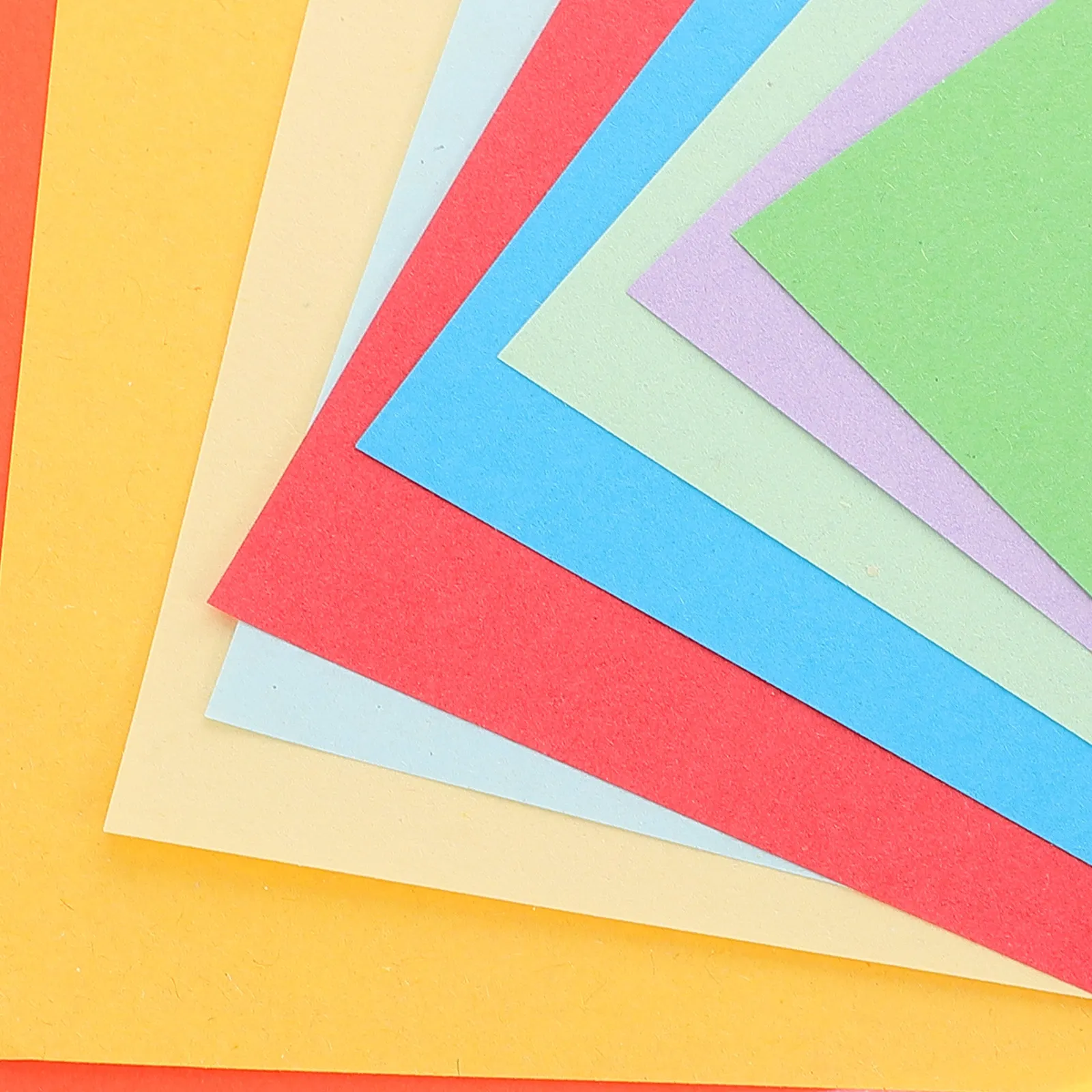100 قطعة من ورق الأوريغامي الملون بـ 10 ألوان مختلطة لمشاريع الحرف اليدوية والفنون، أوراق للطي والحرف اليدوية