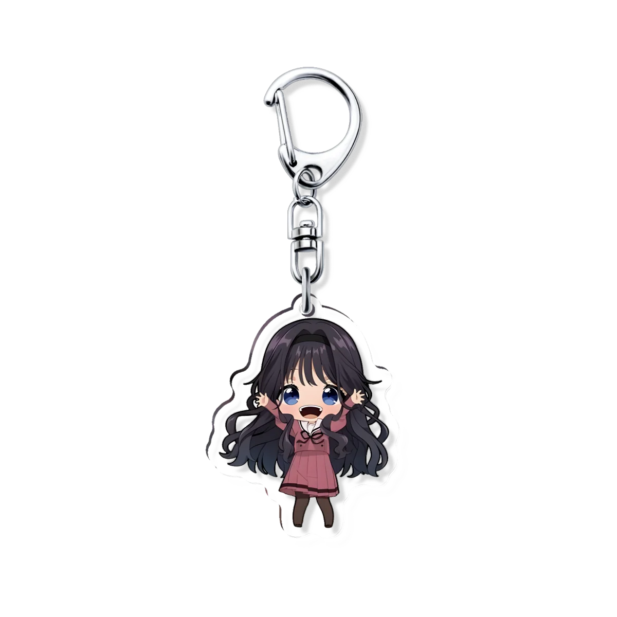 The Fragrant Flower Blooms With Dignity Anime Acrylic Keychain Products Couple Gift Key Chain Bag Charms Souvenir Lover Pendant