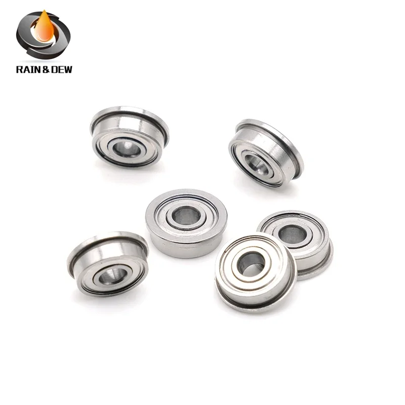 10Pcs 4X11X4mm Flange Ball  Bearing  F694ZZ ABEC-7