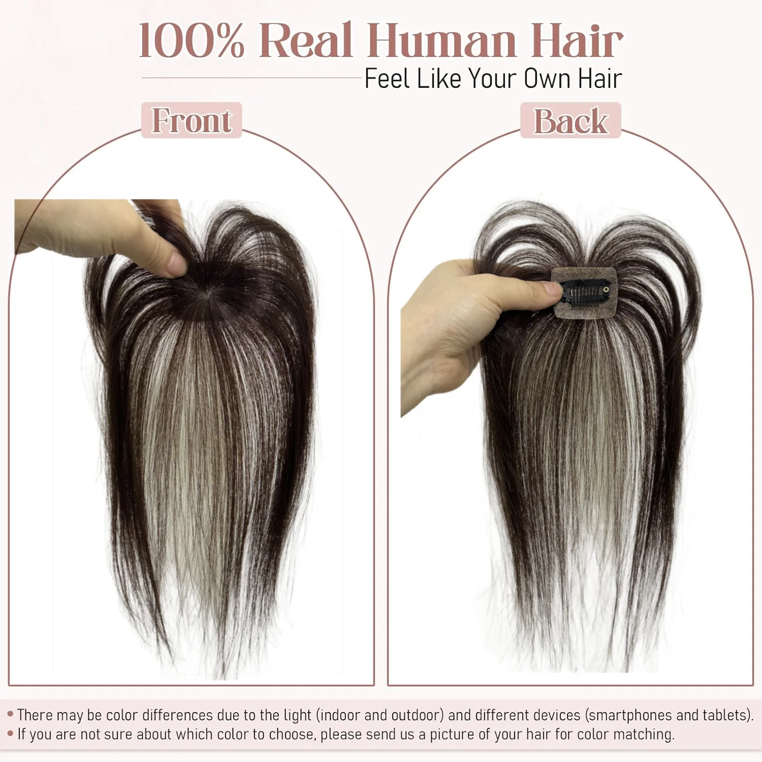 3D-Pony aus Echthaar mit vollständiger Abdeckung, Clips in Haarteilen für Frauen, dünner werdendes Haar, Fransenverlängerungen für den täglichen Gebrauch