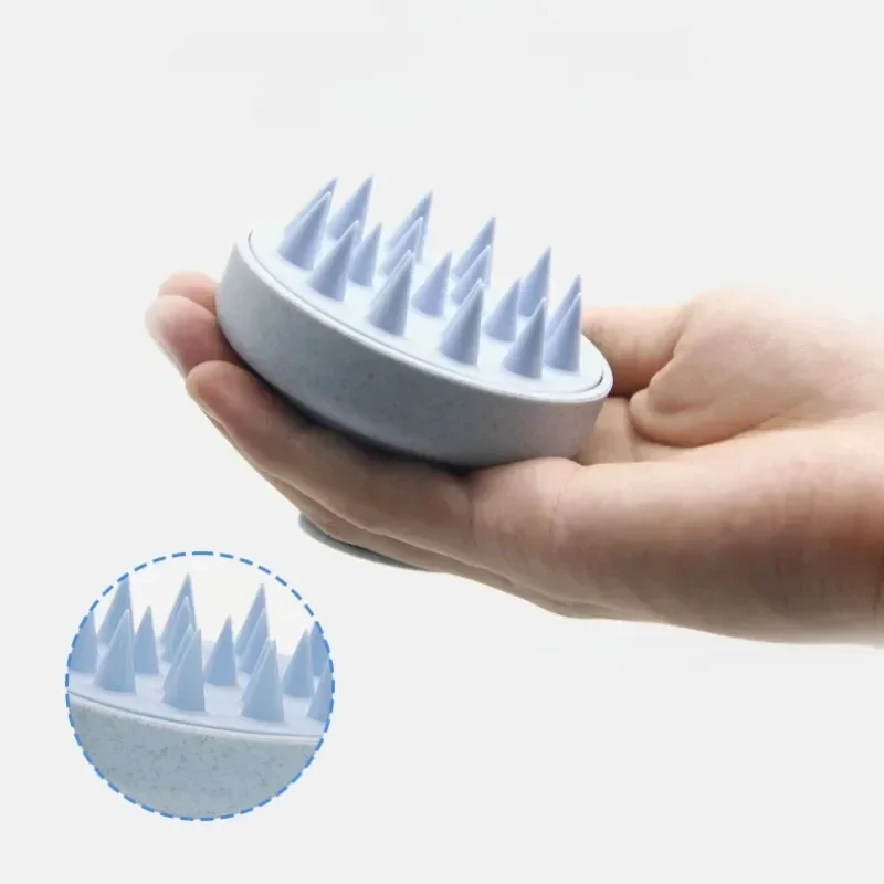 Silicone Shampoo Brush Head Scalp Massage Comb Hair Washing Comb Body Massage Brush Bath Shower Brush Salon Hairdressing Tool