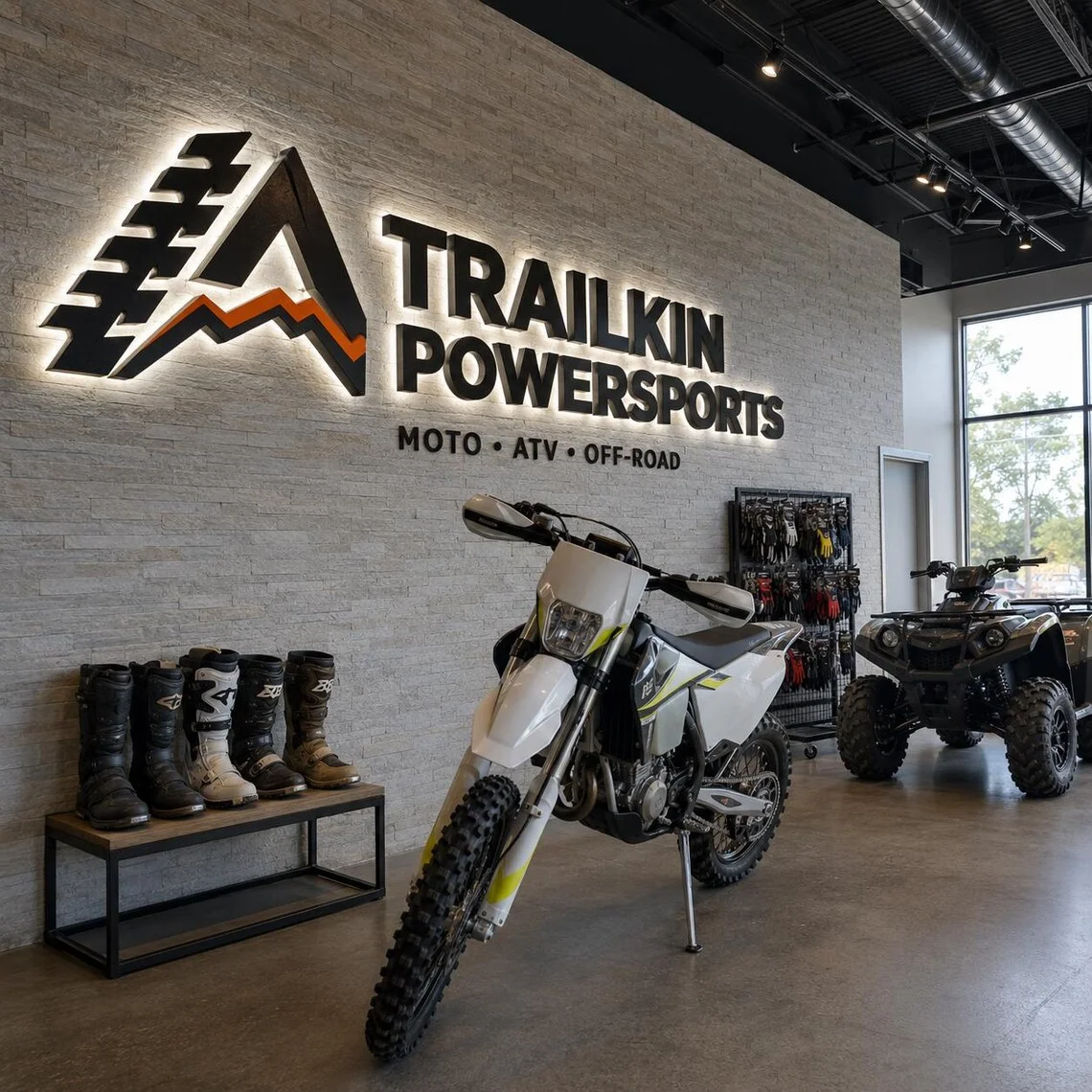 Custom LED Illuminated Stainless Steel Backlit Letters Halo‑Lit Business Logo Sign For Company Car Dealership Storefront Outdoor