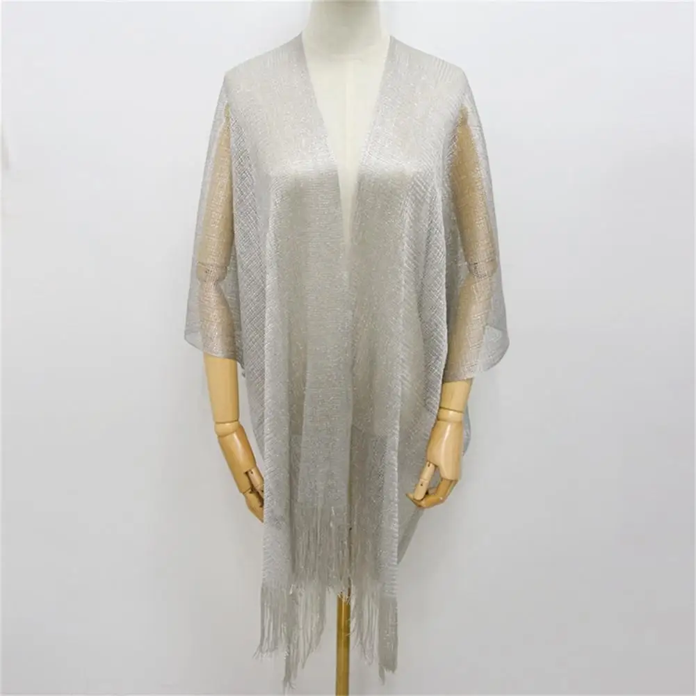 

Excellent Swimwear Cover-up Non-Irritating 4 Colors Women Beachwear Tassel Bikini Cover-up Sexy Beach Dress Tunics