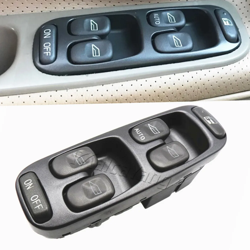 

Front Left For Volvo V70 S70 XC70 1998 1999 2000 Electric Window Control Master Control Switch Button 8638452 Car Accessories