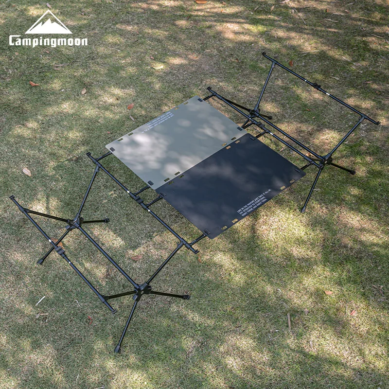 

Складной туристический стол CAMPINGMOON T-520-ZJ из легкого алюминиевого сплава, для пикников и кемпинга на природе.