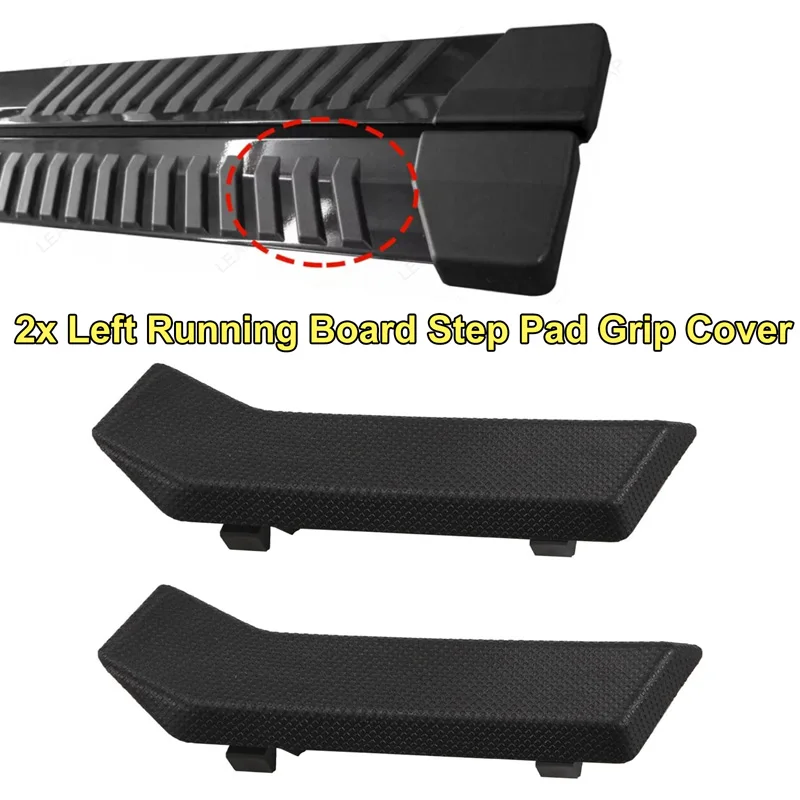 2/4Pcs Car Left Running Board Step Pad Grip Covers For Ford F-150 2015 2016 2017 2018 2019 2020 2021 2022 Auto Exterior Parts