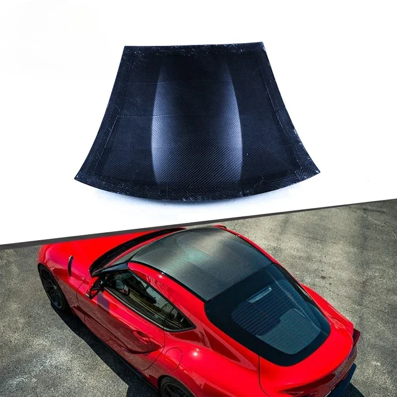 Car Exterior Trims Dry Carbon Fiber A90 Roof for Toyota GR Supra A90 MkV 2019 2020 2021