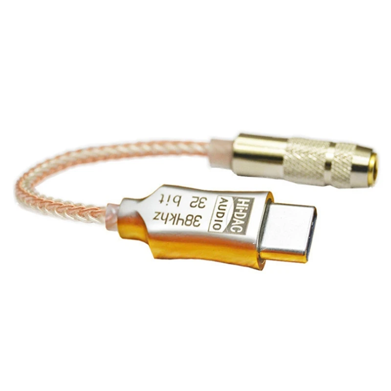 New Type C To 3.5Mm Audio Cable Adapter DAC Decoder Converter Cable ALC5686 For Mate10-30 Pro P10 P20 40 HIFI Headphone