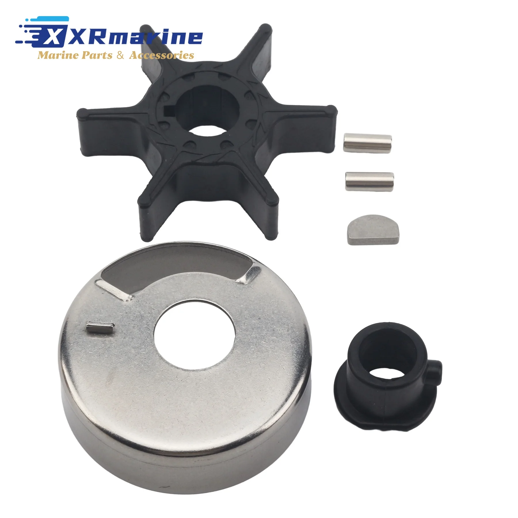 Water Pump Impeller Rebuild Kit Compatible with Yamaha 15 20 HP F15C F20 4-stroke 2006-2018 Outboard Motors Replacement Parts