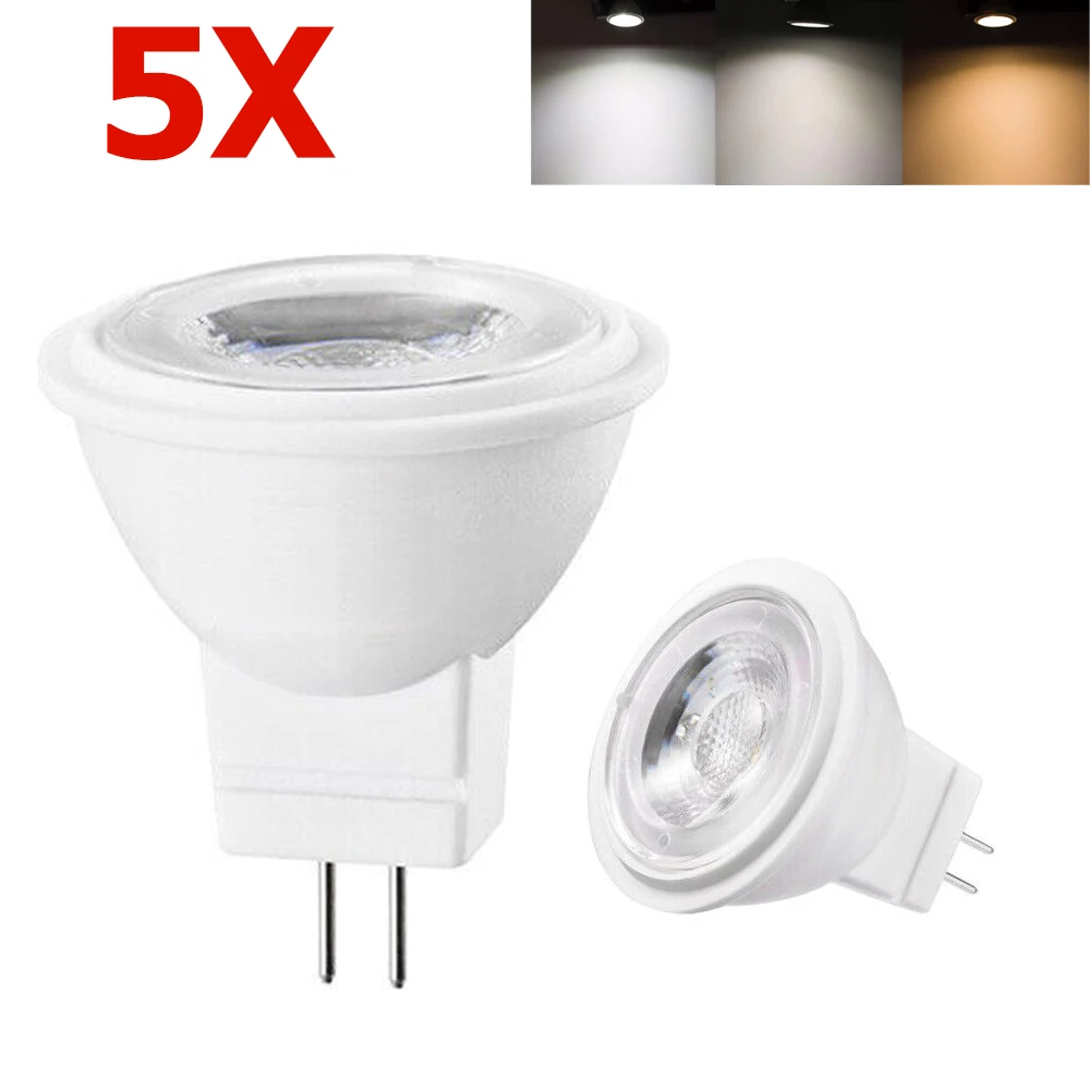 

5X MR11 COB LED Downlight 3W Dimmable 220V Cool Warm Neutral White SMD 2835 Spot Light 24V Vintage Lighting Ceiling Bulbs Lamp