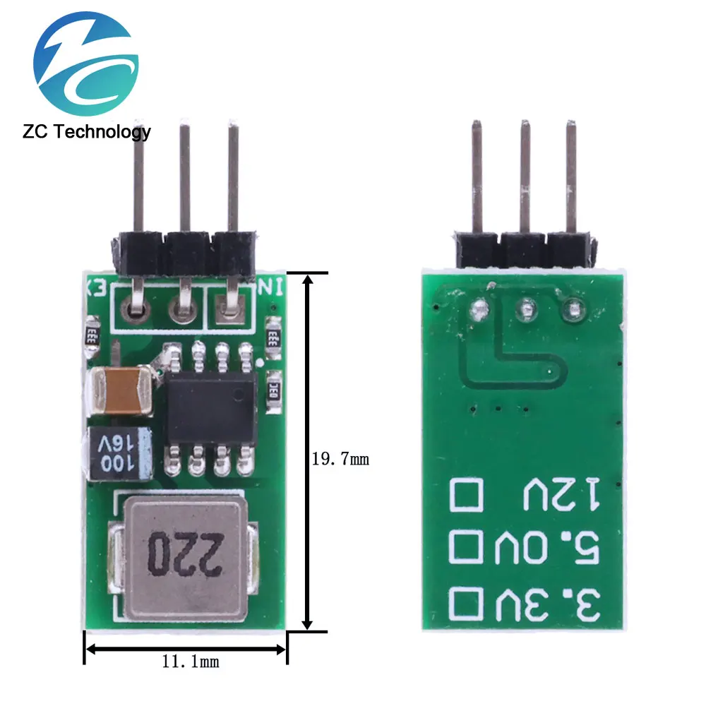 DC 5.5-32V to 5V/1A Voltage Regulator Replace TO-220 LM7805 5V Positive Voltage Regulators To 5V 1A Step-Down Buck Module