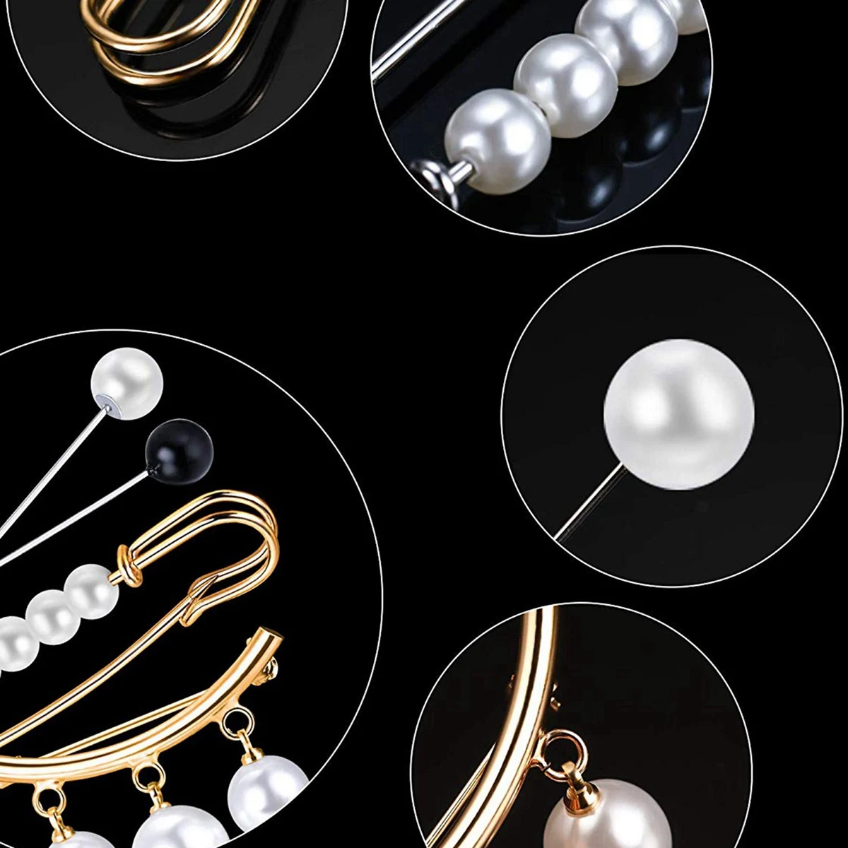 

НОВИНКА - 6 шт., зажимы для шали для свитера, зажим из искусственного жемчуга с 3-х шт., зажимы для шали для свитера, платья, кардиган, воротник, брошь