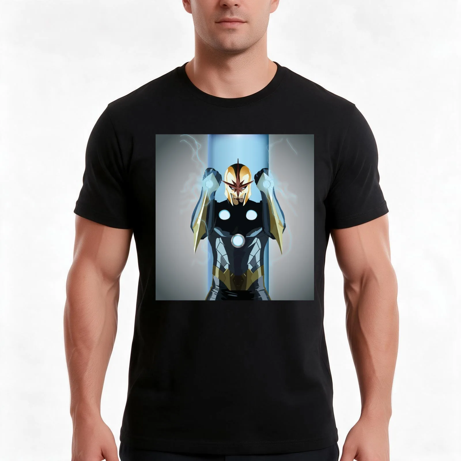 The Last Nova T-Shirt, Summer Casual Cotton Tee, Oversized Streetwear Tops, Vintage Graphic Print, Loose Fit Short Sleeve
