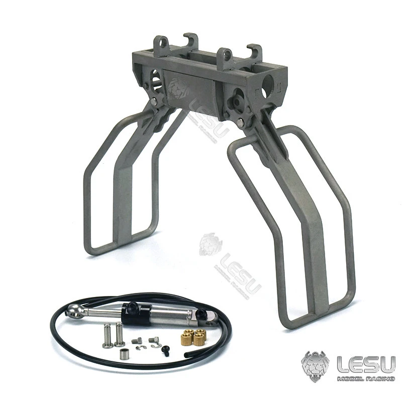 RC 1/14 Metall-Hayklemmen-Teile für Tamiya Hydraulikbagger, Lader, Muldenkipper, für SCANIA MAN VOLVO Anhänger, Kipper, DIY-Teile – Detail 5