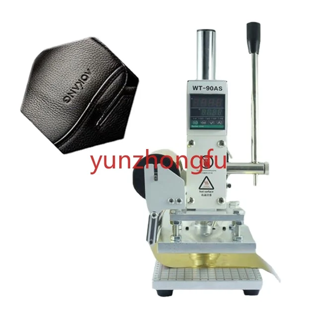 Hot Sell Leather Automatic Logo Hot Foil Press Embossing Machine