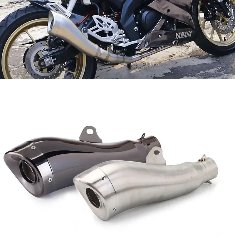 

51mm Universal Motorcycle Exhaust Muffler Modified Escape For XMAX300 GSX1300R ZZR1400 XJR1300 CB919