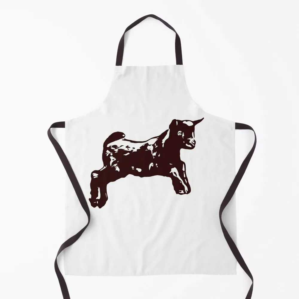 

Baby Jumping Goat Apron Chef Accessories Kitchens Accessories manicurist For Women Kitchen Apron