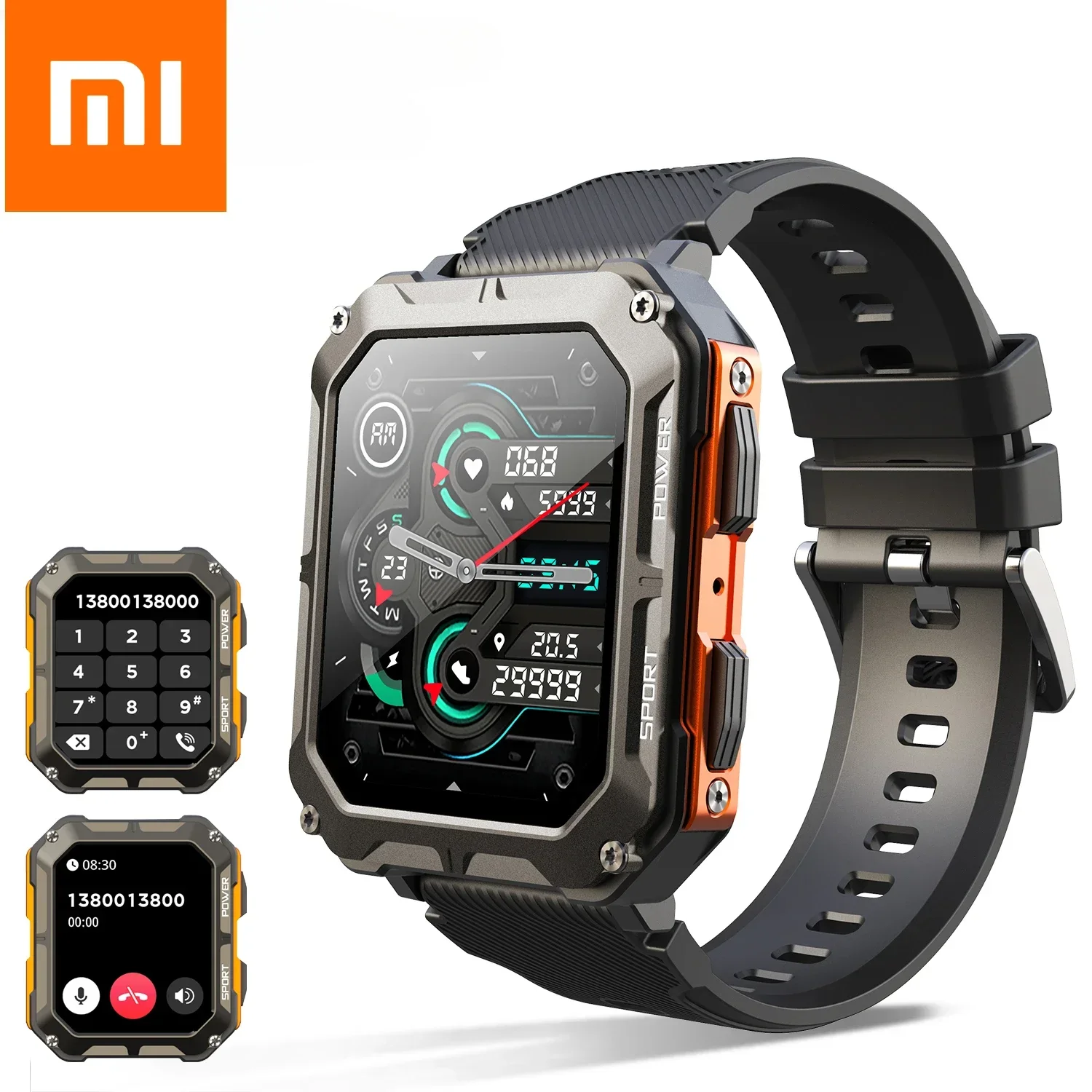 Xiaomi C20 Pro Smart Watch Men Assistant BT Wireless Call Business Outdoor Sports IP68 Waterproof Wristwatch For Android iOS