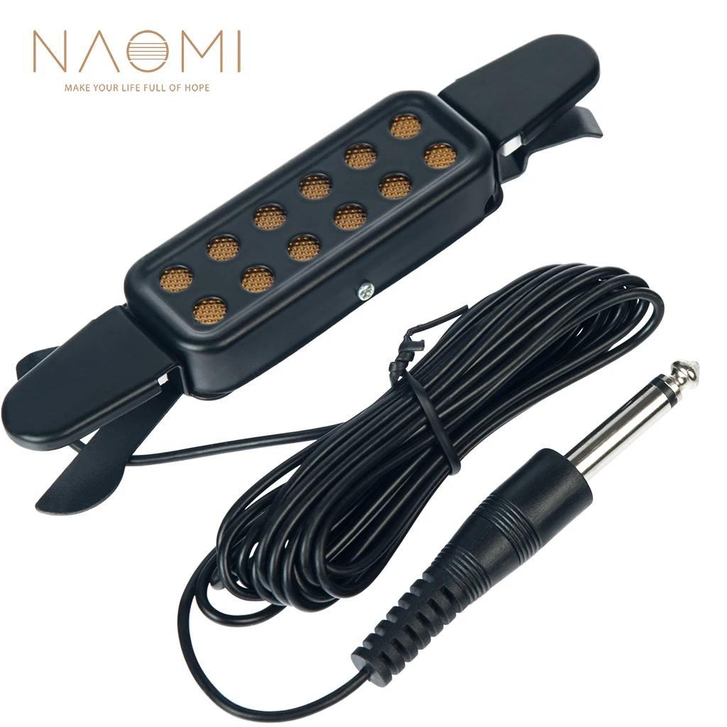 

NAOMI Guitar Pickup Acoustic Electric Transducer Acoustic Guitar Sound Hole Pickup Magnetic Transducer