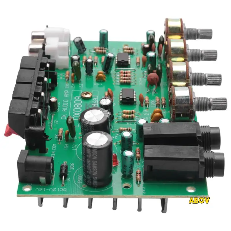 

3X 40W+40W TDA8944 Stereo Audio Amplifier Board Digital Microphone Amplifier Car Amp Tone Control Speaker Amplifier